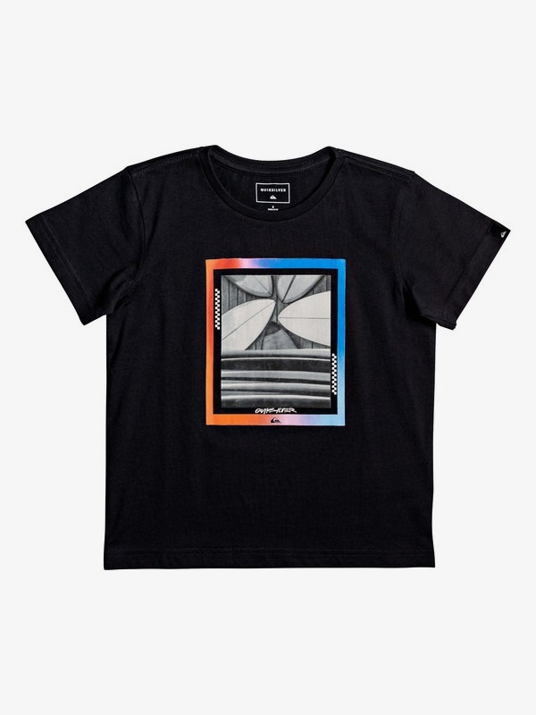 quiksilver, Tail Fin - T-shirt pour Garcon 2-7, BLACK (kvj0) 0 Tail Fin - T-shirt pour Garcon 2-7 Noir EQKZT03320 Quiksilver