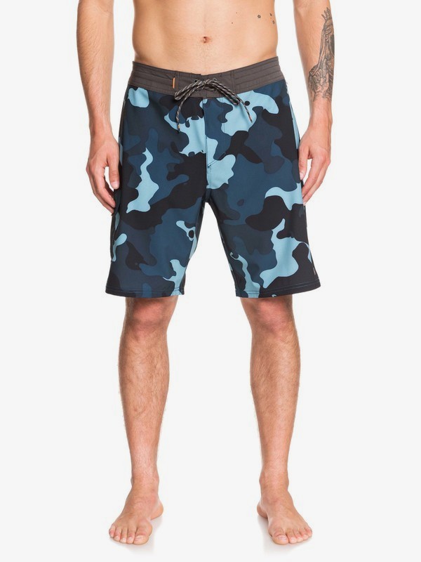 quiksilver, Waterman Angler 20" - Board Shorts for Men, MAJOLICA BLUE (bsm6) 0 Waterman Angler 20" - Board Shorts for Men Blue EQMBS03060 Quiksilver