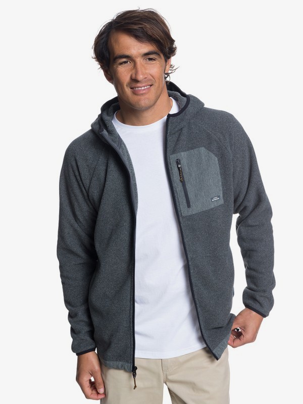 Waterman Bigger Boat - Zip Up Bonded Hoodie for Men EQMFT03026 | Quiksilver