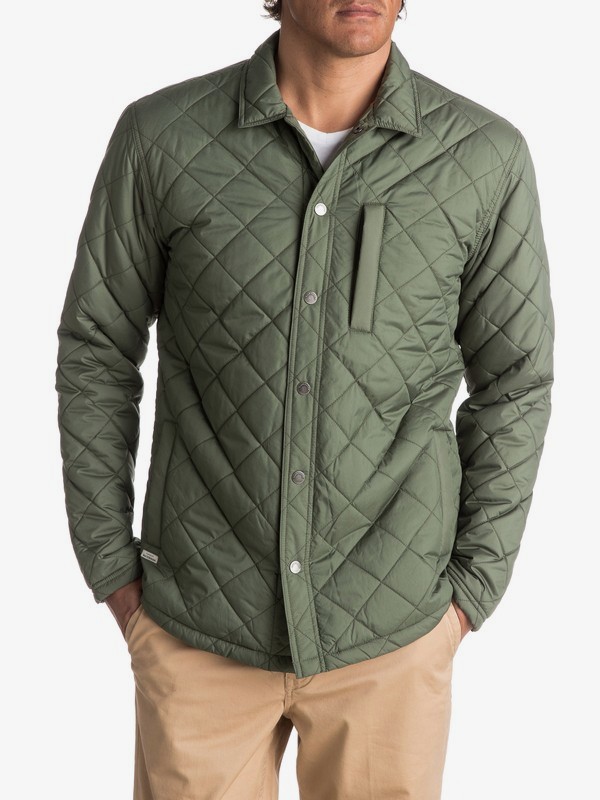 quilted jacket shirt