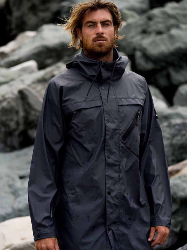 Waterman Techtonic - Water-Resistant Hooded Raincoat for Men ...