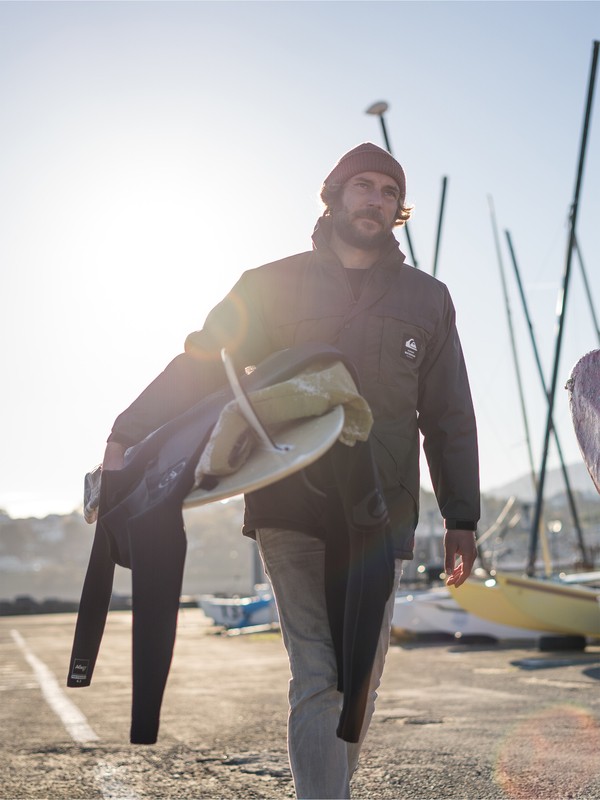 quiksilver, Waterman Swell Chasers - Chaqueta Mac Resistente al Agua para Hombre, FOREST NIGHT (csn0) 0 Waterman Swell Chasers - Chaqueta Mac Resistente al Agua para Hombre Marron EQMJK03028 Quiksilver