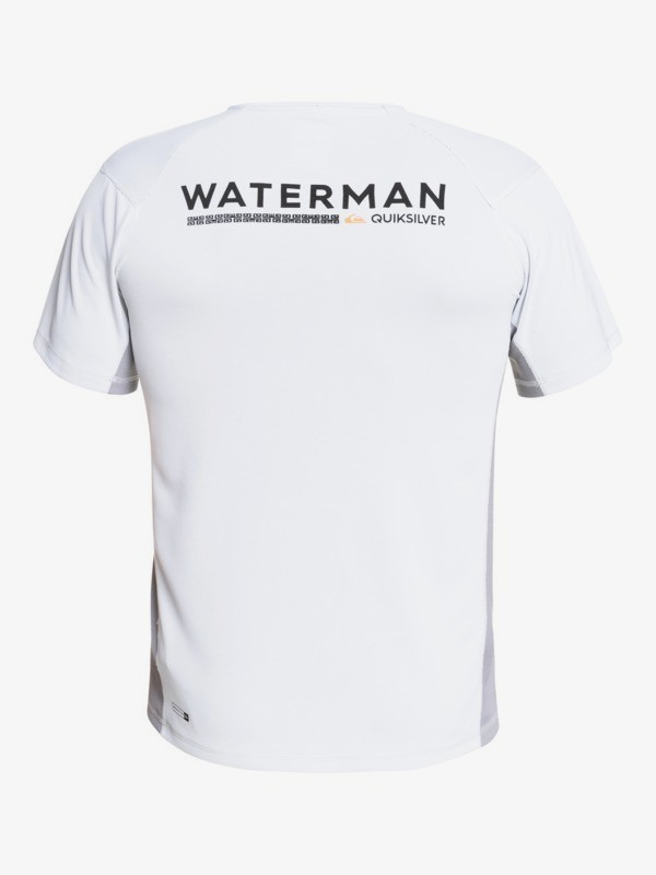 Waterman Bamboo Check - Short Sleeve UPF 50 Surf T-Shirt for Men  EQMWR03082
