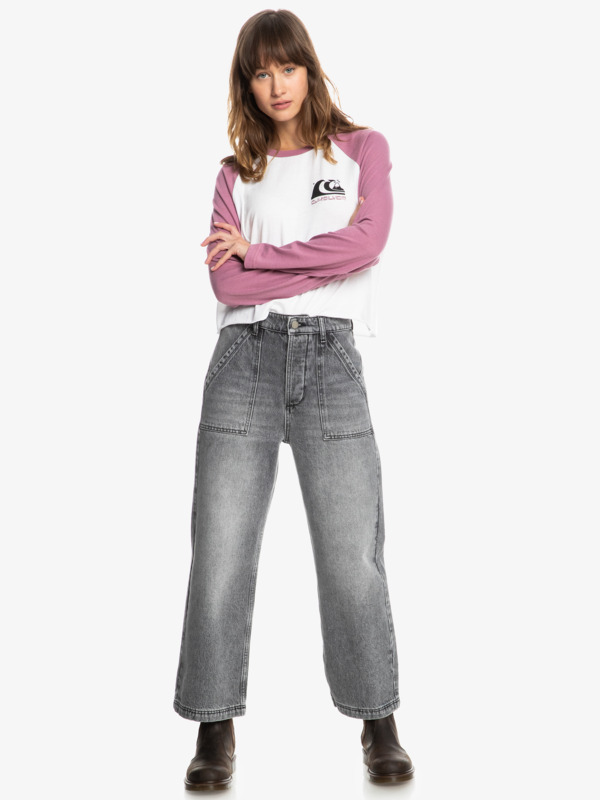 Rolling Shadows - High Waist Flared Jeans for Women  EQWDP03025