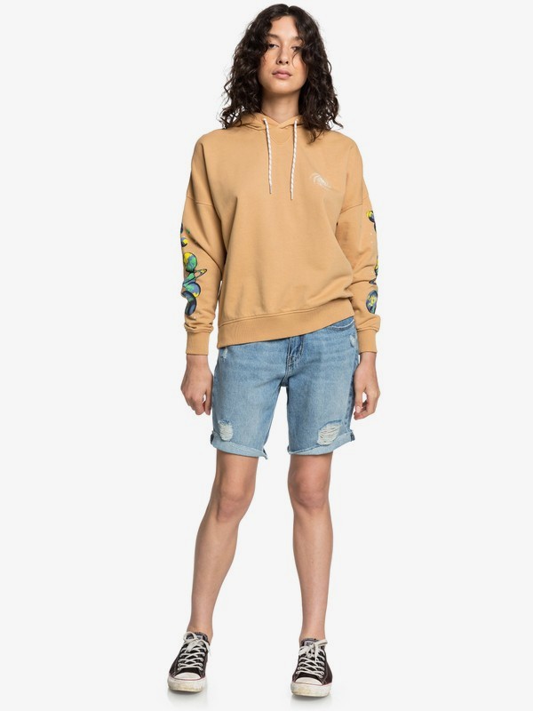 baggy denim shorts