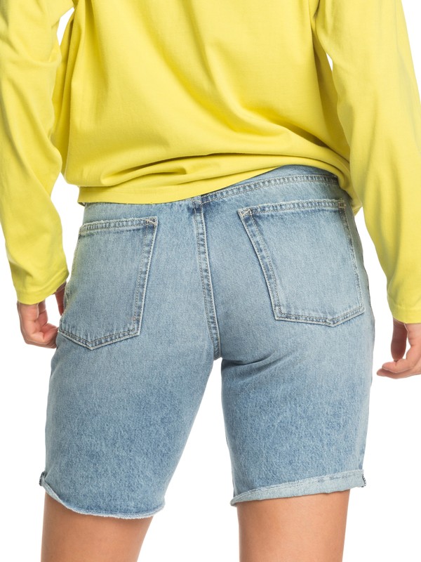baggy denim shorts