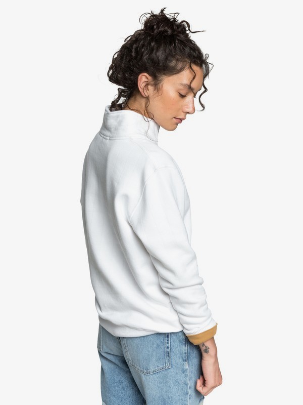 Quiksilver Womens Boxy HalfZip Sweatshirt Quiksilver