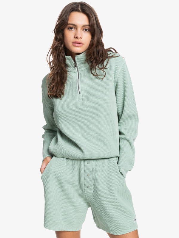 Sunshine Land - Half-Zip Sweatshirt for Women EQWFT03082