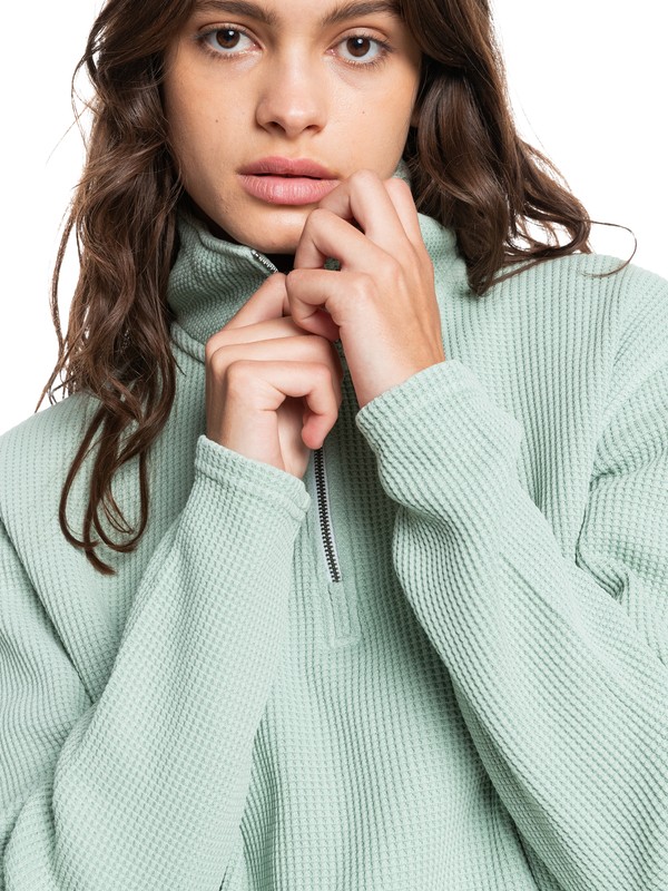 Sunshine Land - Half-Zip Sweatshirt for Women EQWFT03082