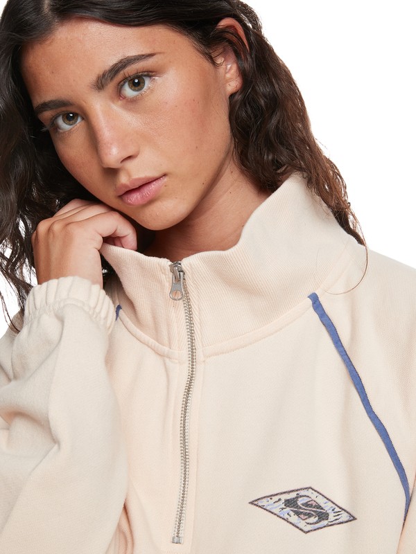 Craft Heritage - Cropped Half-Zip Sweatshirt for Women  EQWFT03101