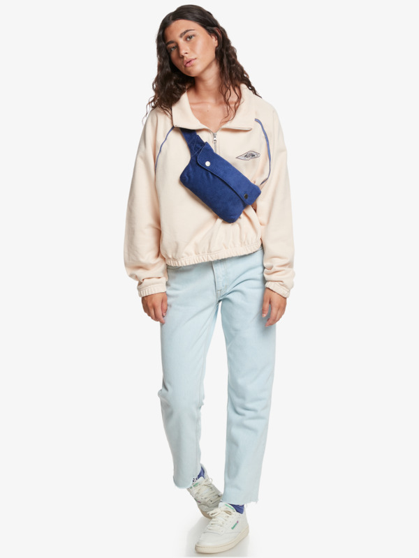 Craft Heritage - Cropped Half-Zip Sweatshirt for Women  EQWFT03101