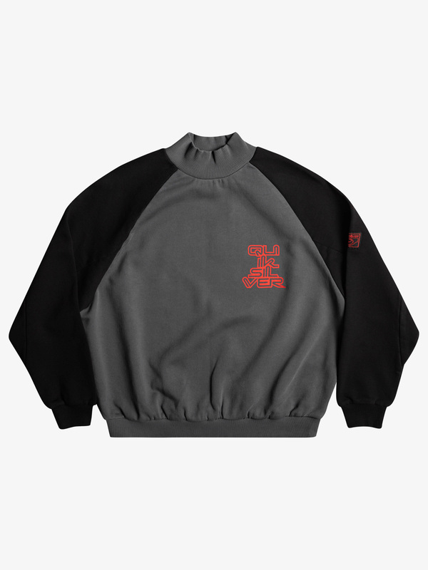 Quiksilver x Stranger Things Upside Down 2022 - Oversized Sweatshirt for Women  EQWFT03162