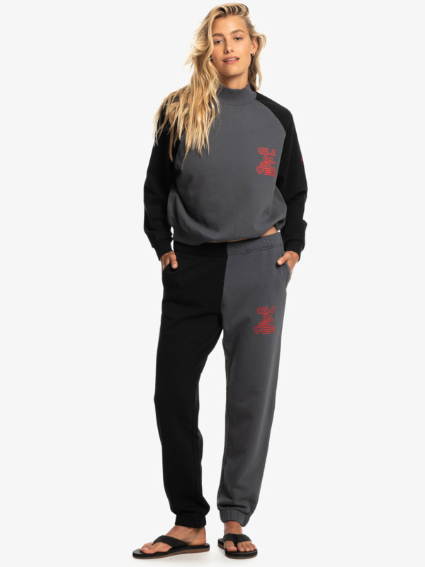 Quiksilver x Stranger Things Upside Down 2022 - Oversized Sweatshirt for Women  EQWFT03162