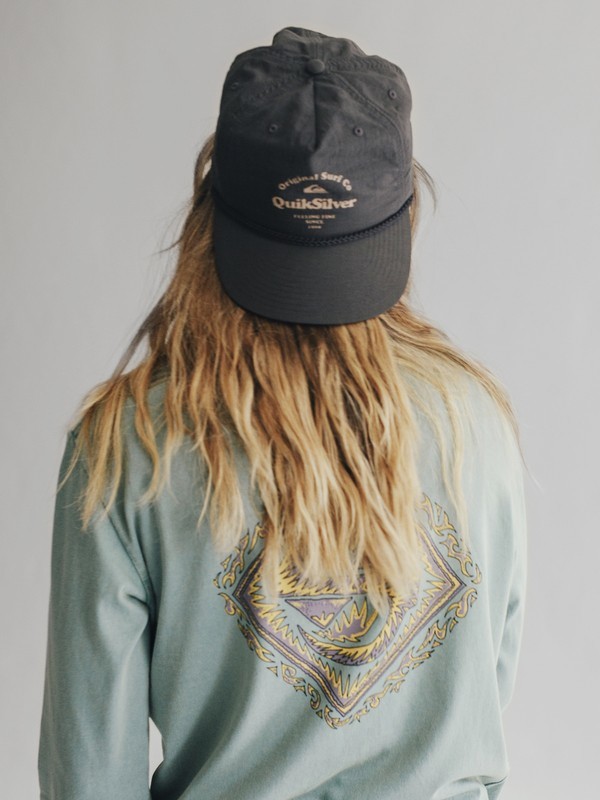 quiksilver, Quiksilver Womens - Gorra de Nailon con Ajuste Posterior a Presión para Mujer, TARMAC (kta0) 0 Quiksilver Womens - Gorra de Nailon con Ajuste Posterior a Presión para Mujer Negro EQWHA03000 Quiksilver