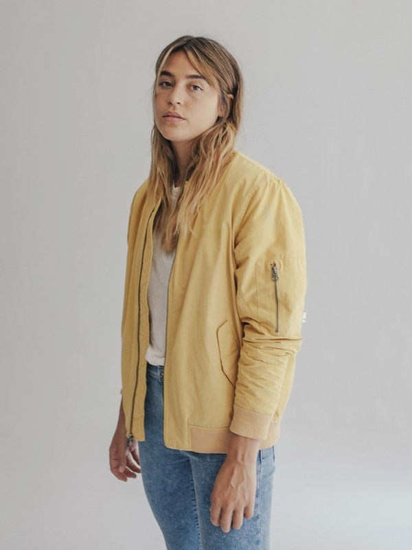 quiksilver, Quiksilver Womens - Bomberjacke für Frauen, RATTAN (yhp0) 0 Quiksilver Womens - Bomberjacke für Frauen Gelb EQWJK03000 Quiksilver