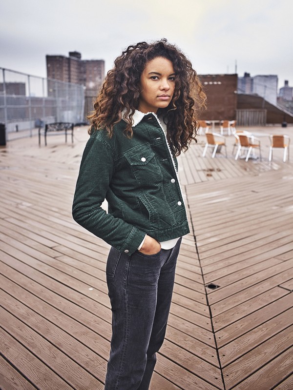 corduroy trucker jacket womens