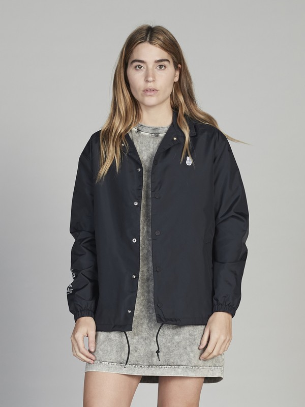quiksilver, Quiksilver Womens - Coaches-Jacke für Frauen, BLACK (kvj0) 0 Quiksilver Womens - Coaches-Jacke für Frauen Schwarz EQWJK03003 Quiksilver