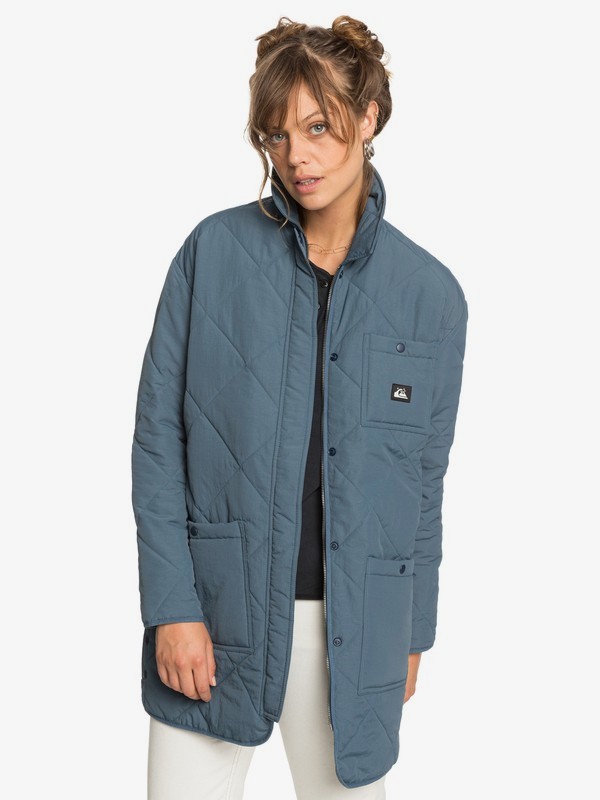 Quiksilver Womens Longline Puffer Jacket for Women Quiksilver