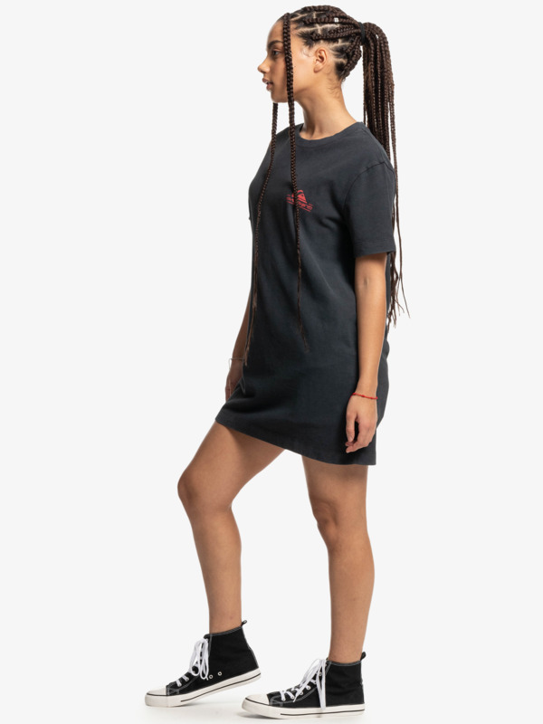 Quiksilver x Stranger Things Upside Down 2022 - T-Shirt Dress for Women EQWKD03034