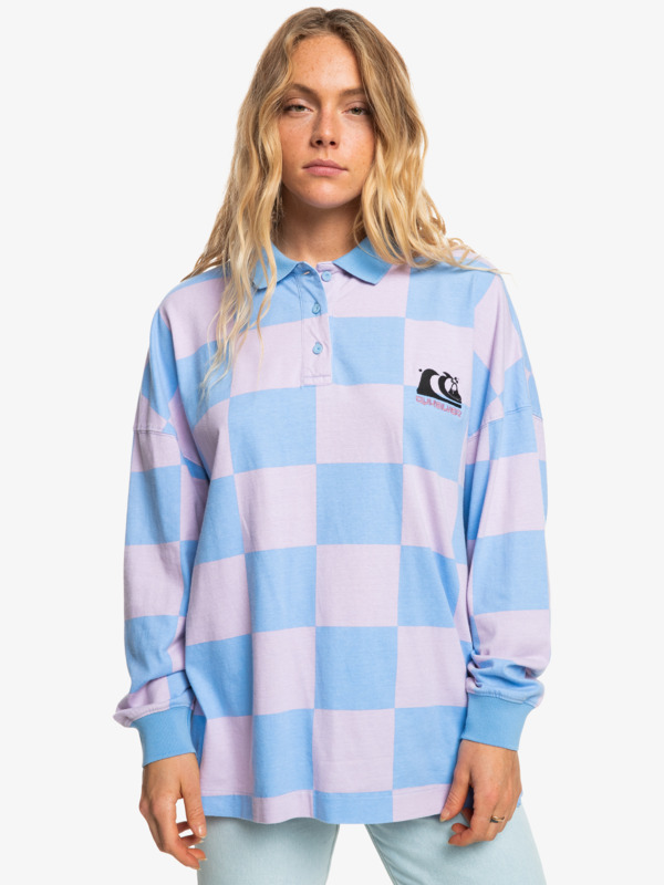 Easy Going - Organic Long Sleeve Polo for Women  EQWKT03163