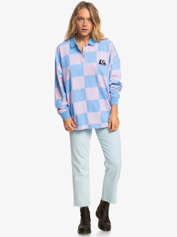 Easy Going - Organic Long Sleeve Polo for Women  EQWKT03163