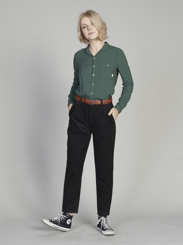 Quiksilver Womens Pleated Corduroy Trousers for Women 3613374671225