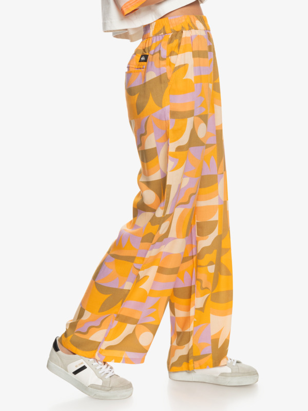 Print Room - Elasticated Wide Leg Trousers for Women  EQWNP03044