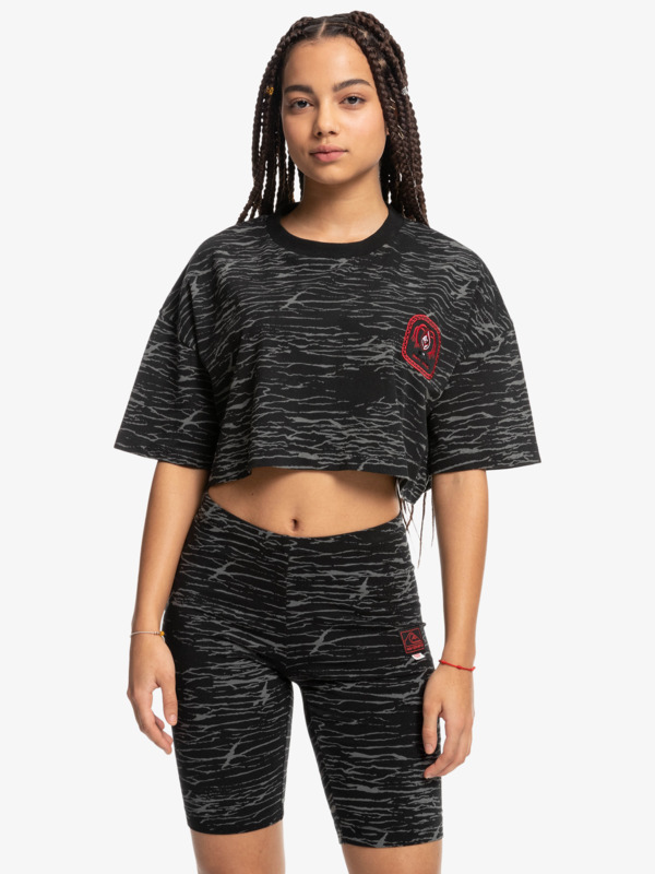 Quiksilver x Stranger Things Upside Down 2022 - Bike Shorts for Women  EQWNS03080