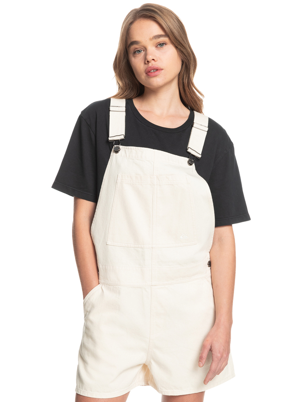 Tribal District Organic Dungaree Shorts for Women Quiksilver