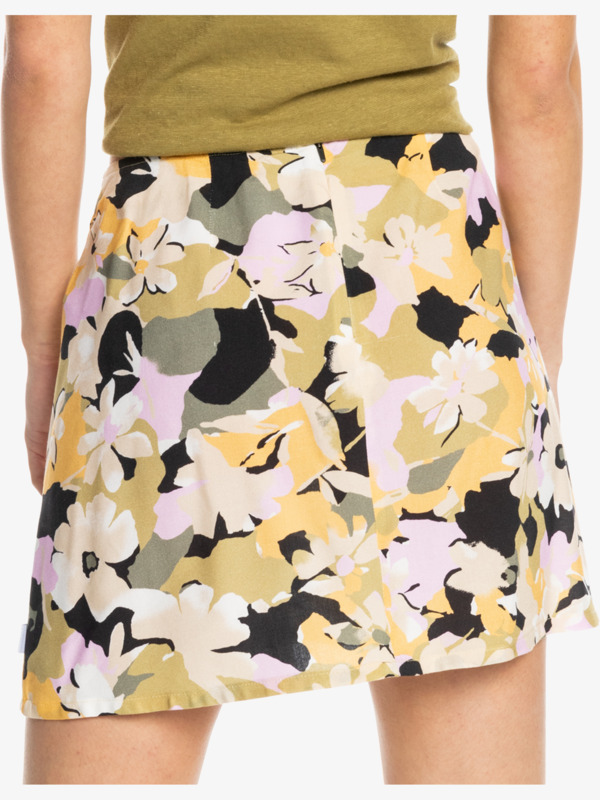 Split Mini - Midi Skirt for Women  EQWWK03003