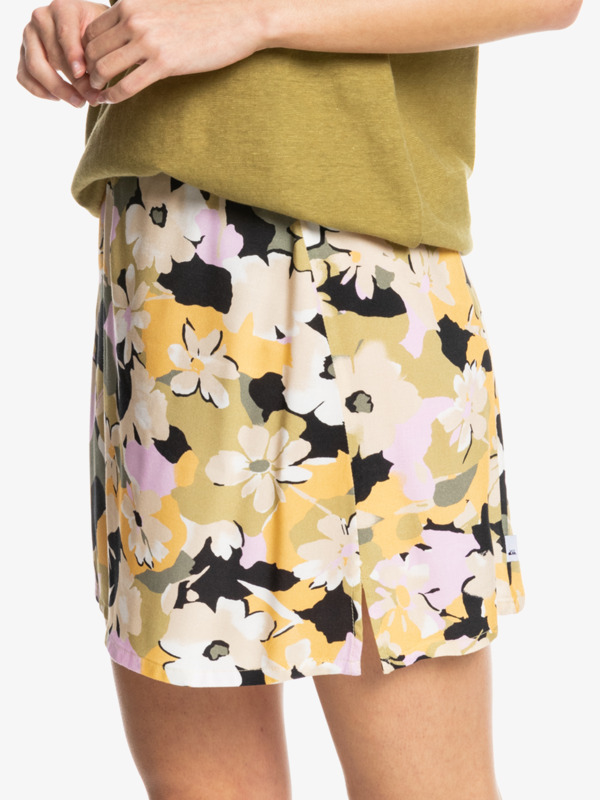 Split Mini - Midi Skirt for Women  EQWWK03003