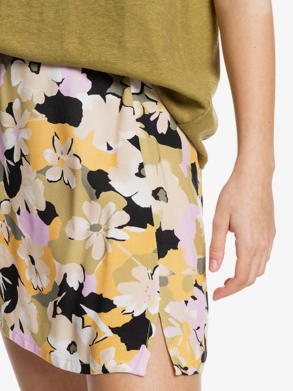 Split Mini - Midi Skirt for Women  EQWWK03003