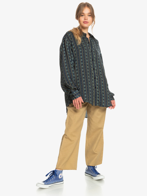 Diamond Stripe - Long Sleeve Shirt for Women  EQWWT03063