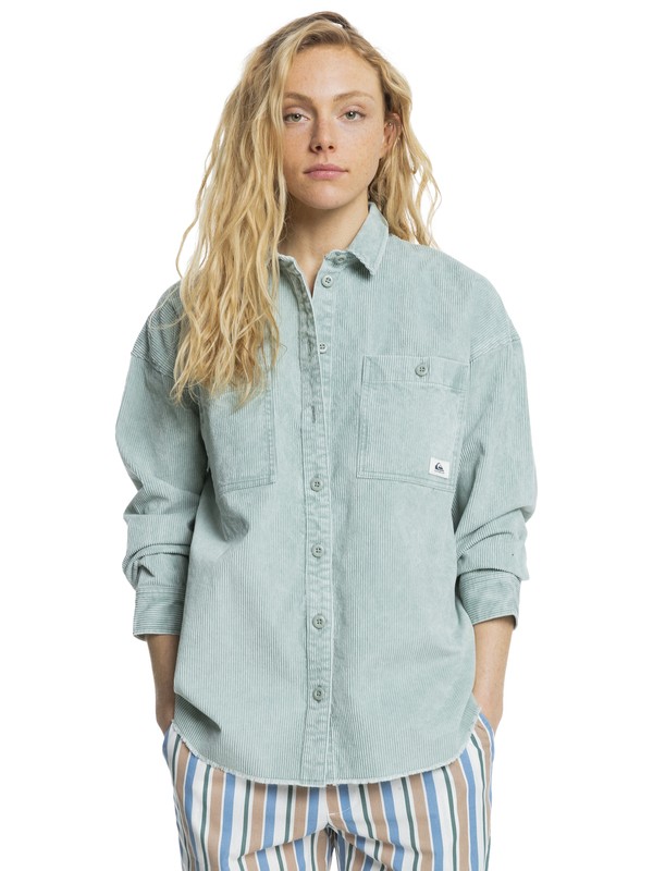 Cool In Cord Shacket - Long Sleeve Shirt for Women  EQWWT03106