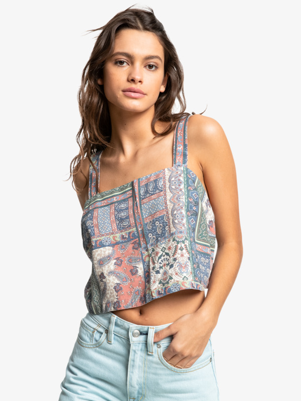 Paisley Patchwork - Tank Top for Women  EQWWT03108