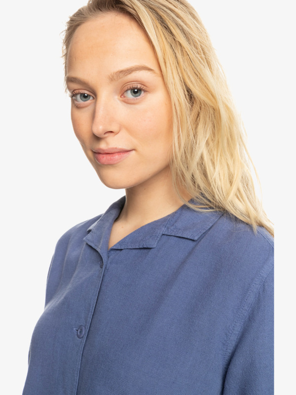Happy Camper - Cropped Short Sleeve Shirt for Women EQWWT03112