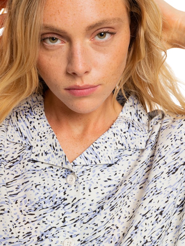 Wild Nature - Cropped Short Sleeve Shirt for Women  EQWWT03113