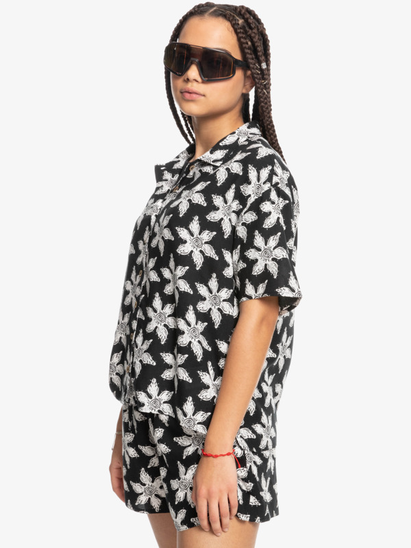 Quiksilver x Stranger Things Upside Down - Camp Shirt for Women  EQWWT03137