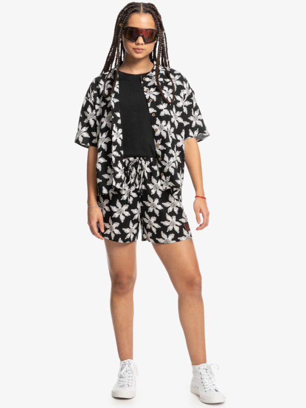 Quiksilver x Stranger Things Upside Down - Camp Shirt for Women  EQWWT03137