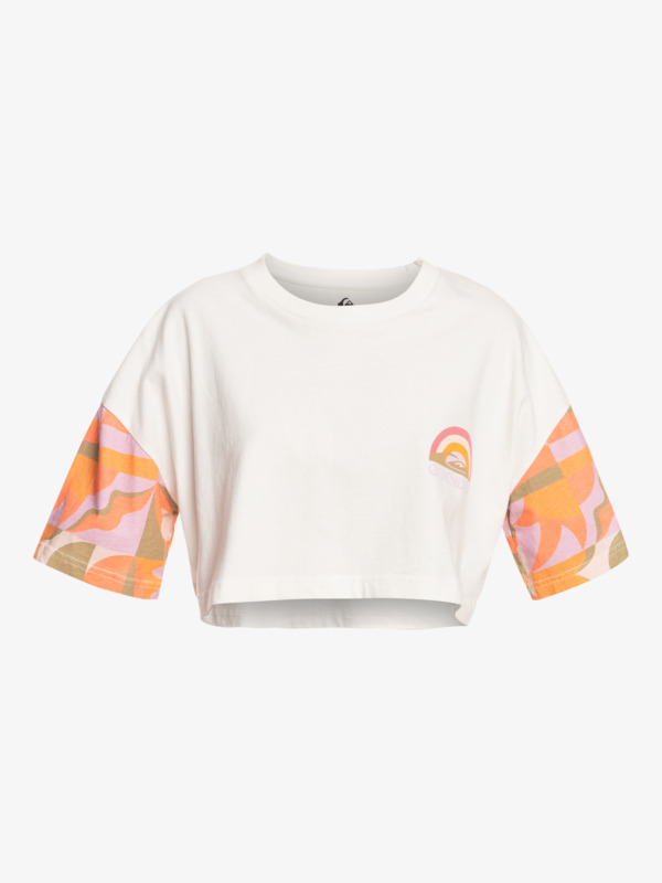 Maxi Crop Bloc - Organic T-Shirt for Women  EQWZT03092