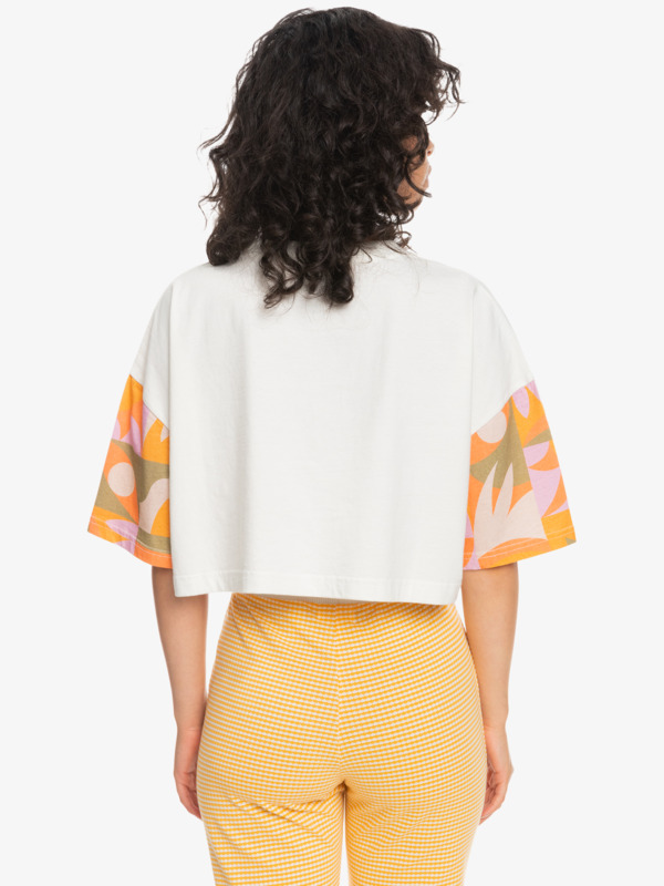 Maxi Crop Bloc - Organic T-Shirt for Women  EQWZT03092