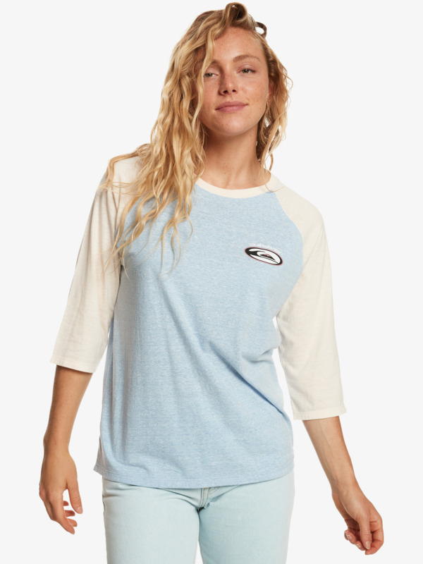 Quiksilver Womens - 3/4 Sleeve Raglan T-Shirt for Women  EQWZT03130