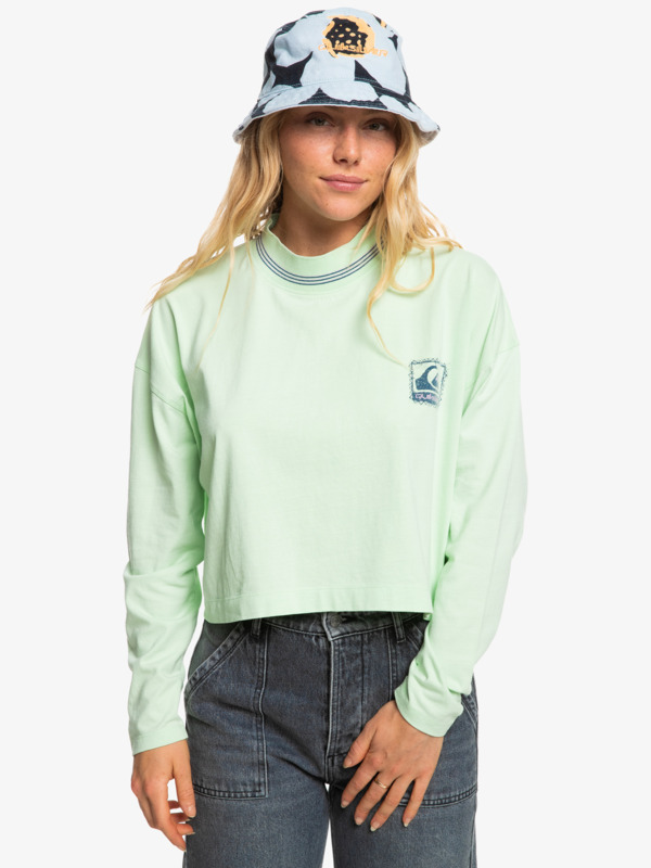 90s Crop - Long Sleeve Crop T-Shirt for Women  EQWZT03134