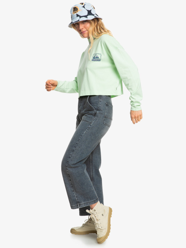 90s Crop - Long Sleeve Crop T-Shirt for Women  EQWZT03134