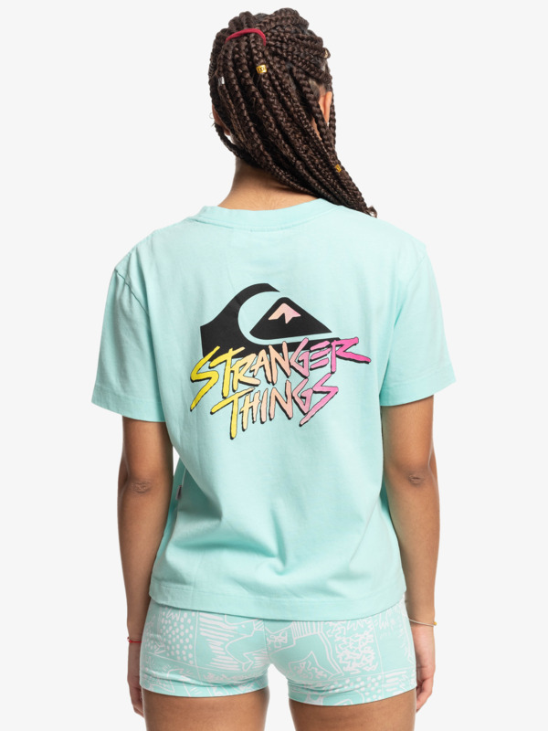 Quiksilver x Stranger Things 86 - Cropped T-Shirt for Women EQWZT03154