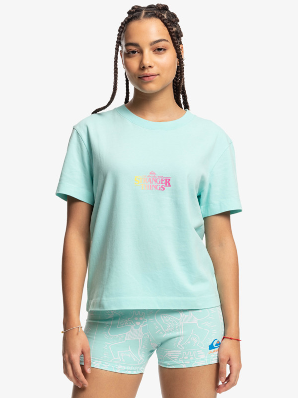 Quiksilver x Stranger Things 86 - Cropped T-Shirt for Women EQWZT03154