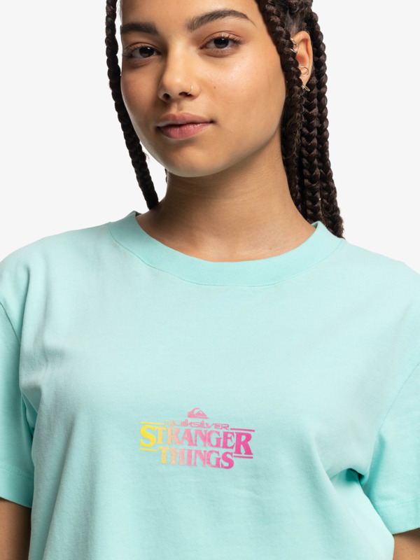 Quiksilver x Stranger Things 86 - Cropped T-Shirt for Women EQWZT03154