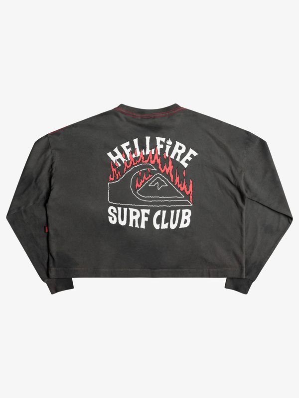 Quiksilver x Stranger Things 86 Oversized 2022 - Long Sleeve T-Shirt for Women  EQWZT03155
