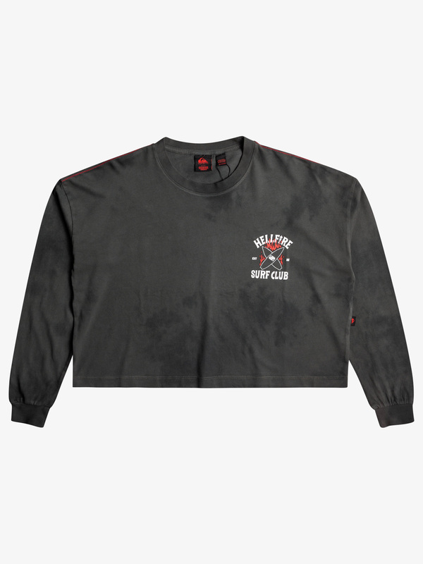 Quiksilver x Stranger Things 86 Oversized 2022 - Long Sleeve T-Shirt for Women  EQWZT03155