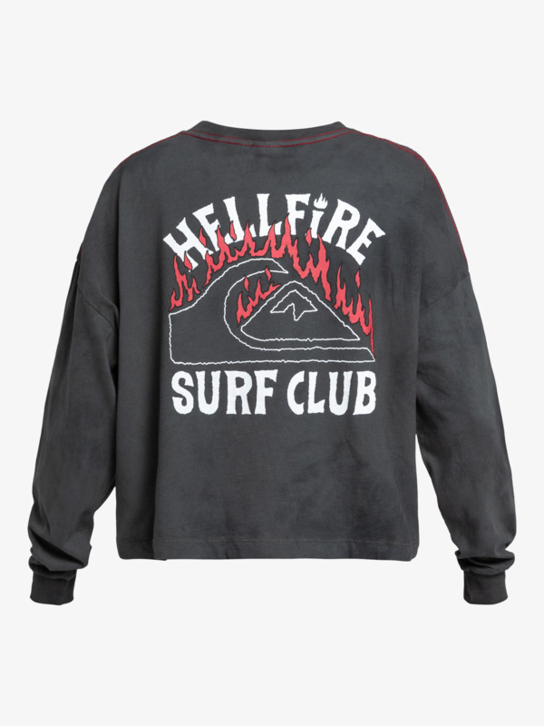 Quiksilver x Stranger Things 86 Oversized 2022 - Long Sleeve T-Shirt for Women  EQWZT03155